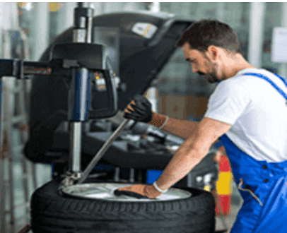 What is the tyre change process ?